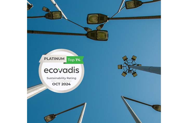 Signify logra la calificación más alta desde su salida a bolsa y obtiene medalla de platino de EcoVadis