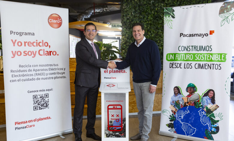 Cementos Pacasmayo y Claro se unen para promover el reciclaje de Residuos de Aparatos Eléctricos y Electrónicos (RAEE)