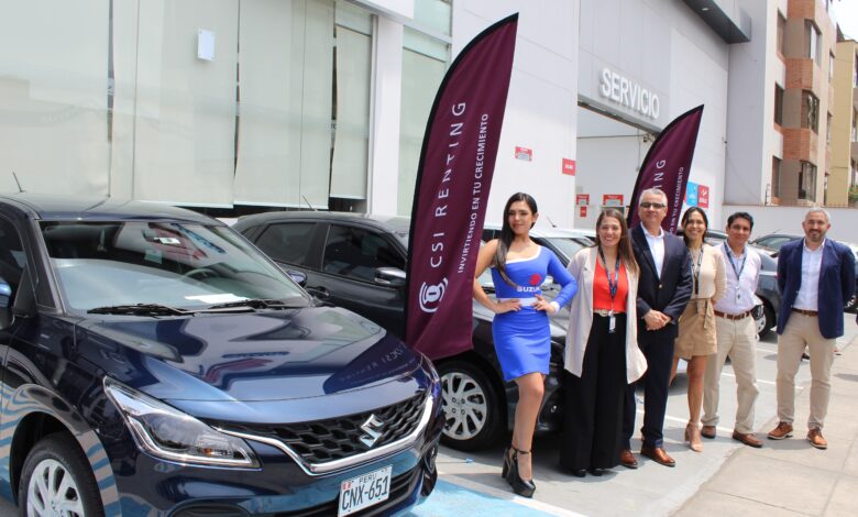 Suzuki fortalece su alianza comercial con CSI Renting mediante la adquisición de una flota de 41 unidades del modelo New Baleno