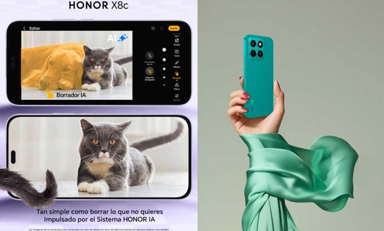 Borrador IA del HONOR X8c: La herramienta que transforma tus fotografías
