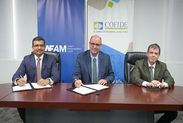 COFIDE y CAF-AM firman acuerdo para impulsar proyectos de infraestructura en Perú