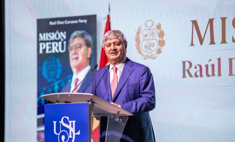 Raúl Diez Canseco presenta su libro Misión Perú