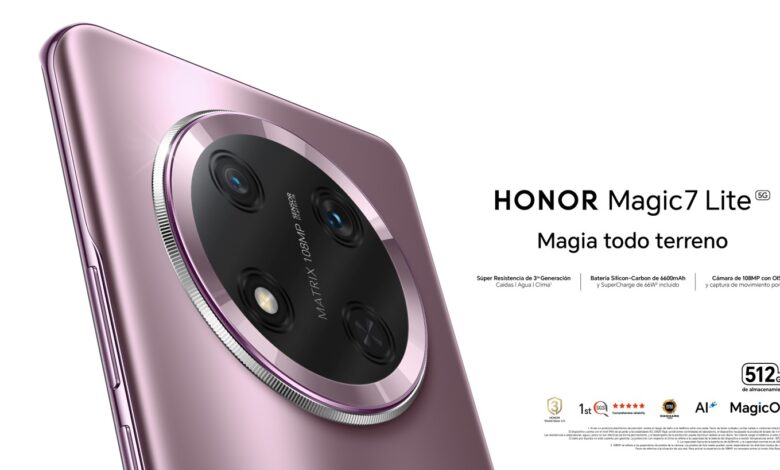 Resistencia todo terreno: Llegó al Perú el HONOR Magic7 Lite