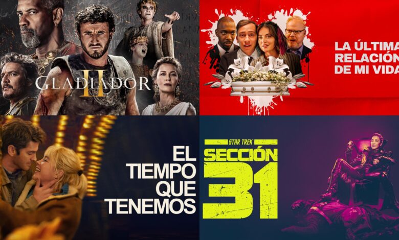 “Gladiador II”, “El tiempo que tenemos” y otras películas llegan a Claro video en febrero