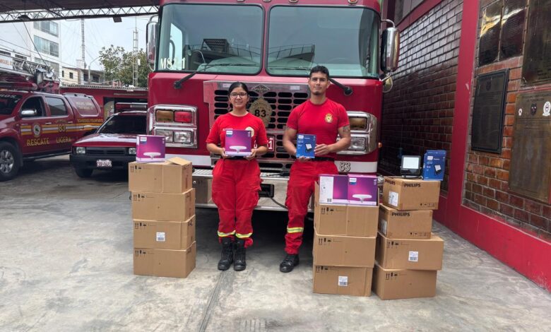 Signify impulsa la eficiencia de los bomberos de San Miguel con tecnología LED