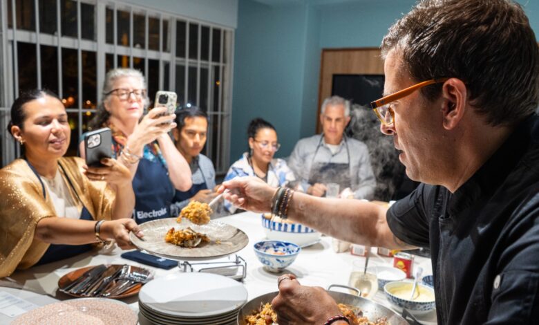 Alta gastronomía: el chef Rafael Piqueras estrena espacio de cocina participativa