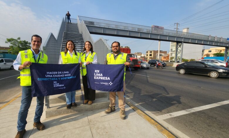 Lima Expresa anuncia reapertura del puente peatonal Palmeras de la Vía de Evitamiento desde el 04 de febrero
