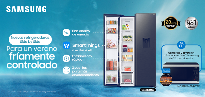 Samsung anuncia la preventa de sus nuevas refrigeradoras Side by Side con tecnología avanzada y conectividad inteligente