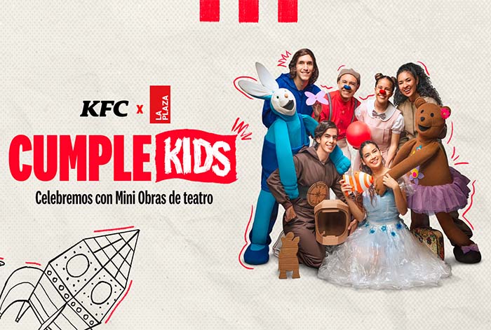 KFC y el Teatro La Plaza se unen para reinventar los cumpleaños infantiles con experiencias teatrales, inmersivas y sostenibles