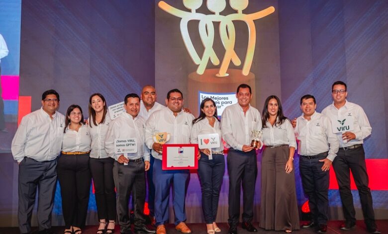 Viru S.A. se posiciona con el Primer Lugar del ranking GPTW “Los Mejores Lugares para Trabajar en el Perú 2025”