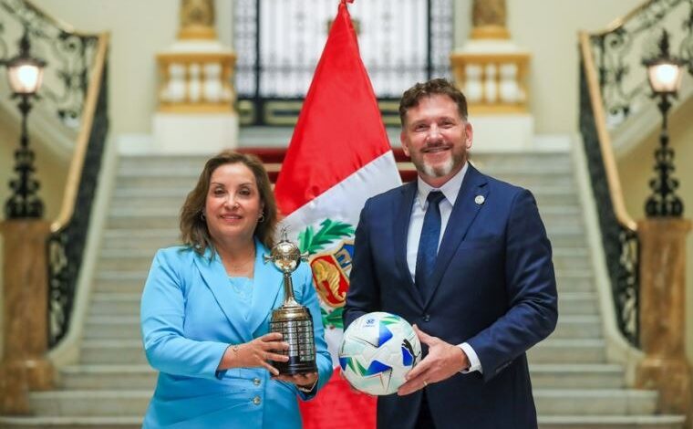 Presidenta Boluarte: Lima será sede de la final de la Copa Libertadores 2025