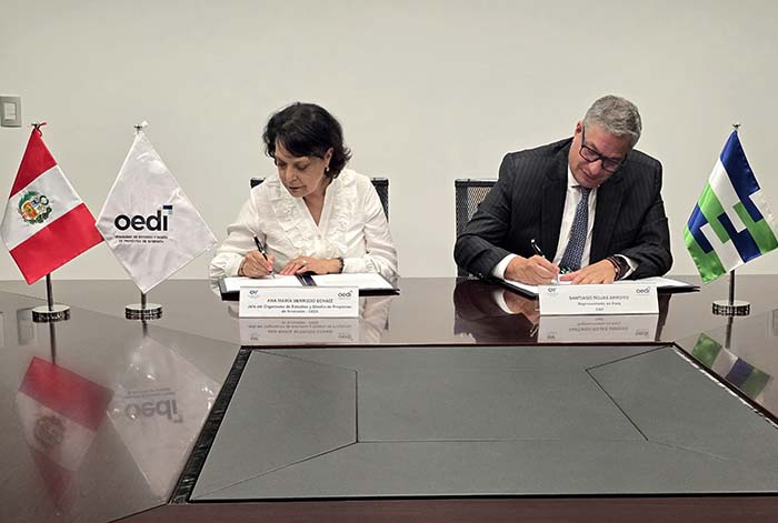 CAF y OEDI firman convenio para promover la gestión pública eficiente y la competitividad regional