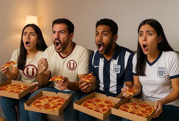 Universitario vs Alianza Lima: ¿Qué piden los hinchas por delivery para ver el Clásico desde casa?