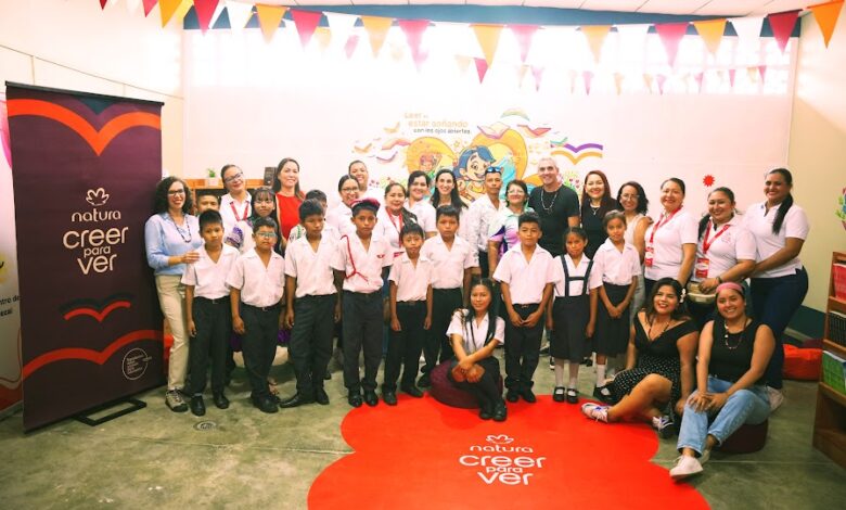 Natura inaugura biblioteca escolar en Belén para impulsar la educación en la Amazonía