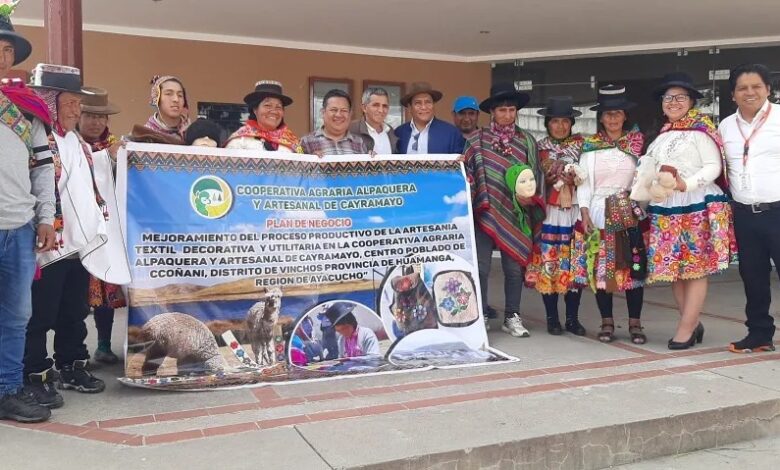 Comuneros de Ayacucho apuestan por nuevos mercados tras obtener importante financiamiento de PROCOMPITE