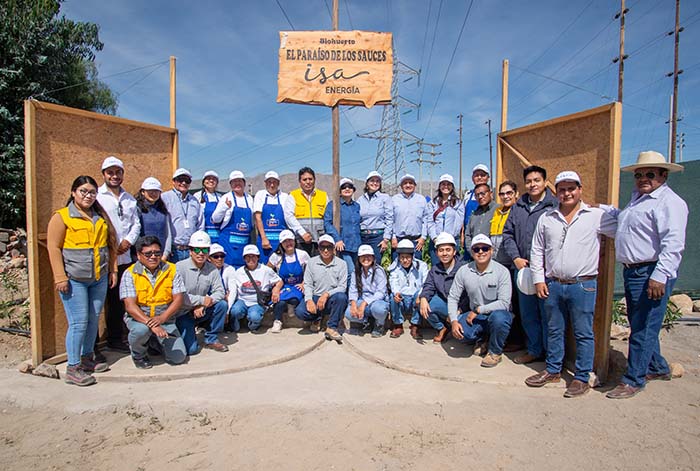ISA ENERGIA inaugura biohuerto en Arequipa reafirmando su compromiso con la sostenibilidad