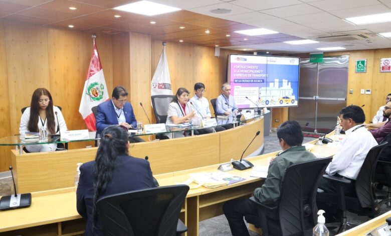 MTC impulsa modernización del transporte urbano en Juliaca