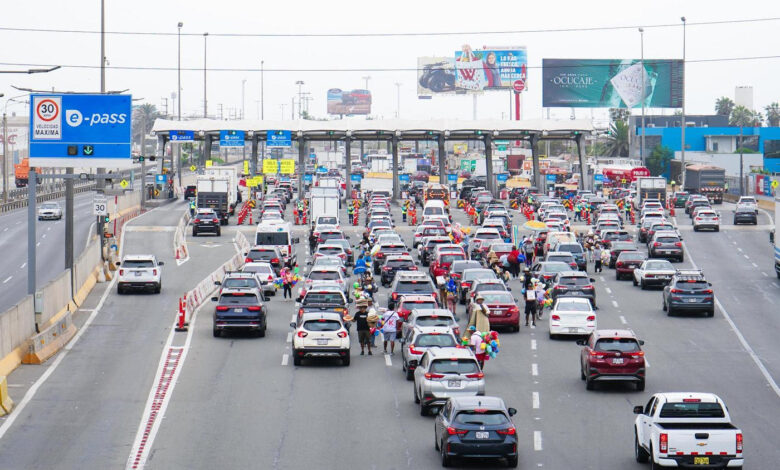 Flujo vehicular mantiene ritmo positivo y crece 3% en febrero de 2025, impulsado por turismo y reactivación económica