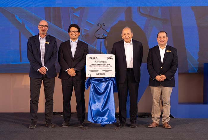 Cemento Yura inaugura la primera planta fotovoltaica de autoconsumo de la industria cementera peruana