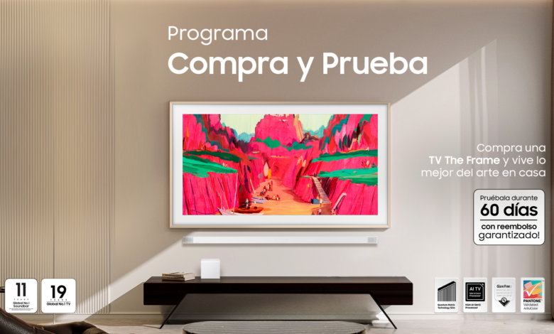 Samsung amplía el programa “Compra & Prueba” con The Frame