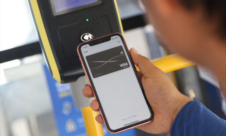 Uso de tarjetas Visa de débito aumentó 25% después de su primera transacción sin contacto en el transporte público de Lima