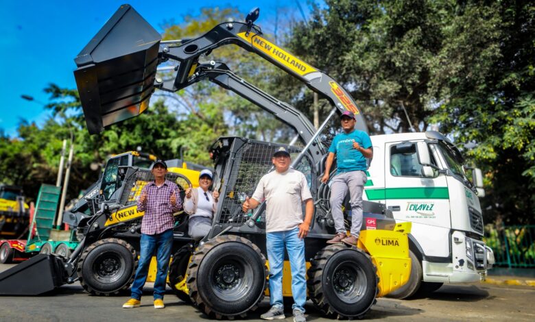 Municipalidad de Lima adquiere más de 20 maquinarias para acciones de prevención