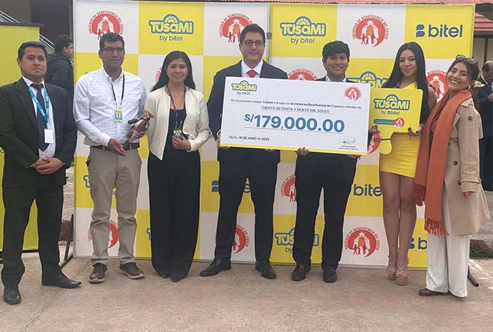 Bitel entrega S/179,000 a la Sociedad de Beneficencia del Cusco para la renovación de albergue infantil