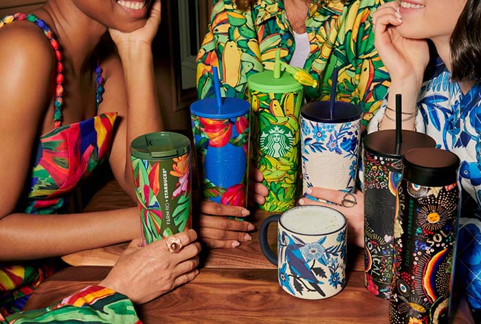 FARM Rio + Starbucks lanzan productos de edición limitada que llegará pronto a tiendas Starbucks del Perú