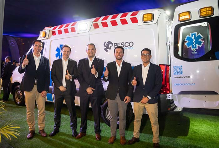 Divemotor y Pesco presentan la nueva Mercedes-Benz Sprinter Ambulancia