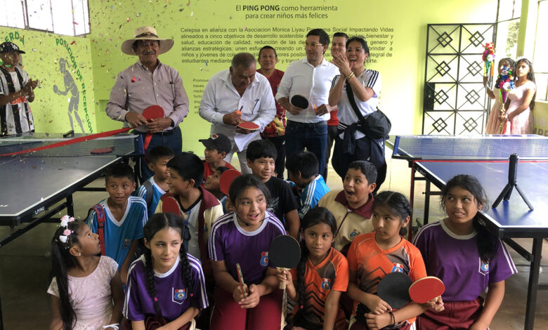 Programa Social Impactando Vidas suma nuevos Centros de Alto Rendimiento de tenis de mesa