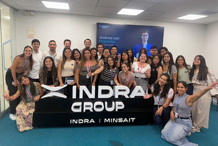 Talento joven elige a Indra Group como la mejor tecnológica para hacer prácticas en Perú