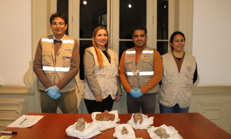 Ministerio de Cultura verificó la repatriación de 132 bienes culturales procedentes de América y Europa