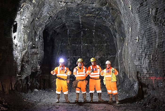 Volcan alcanza el 50% de avance en la construcción del Proyecto Romina