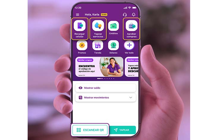 Conoce cuatro formas de hacer pagos con Yape