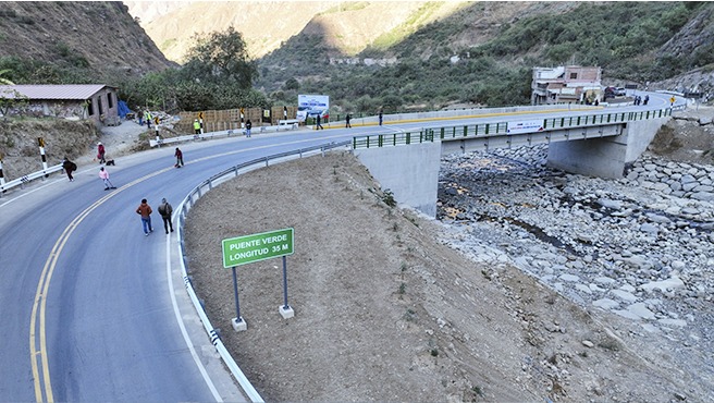 MTC inaugura puente Verde que beneficiará a más de 160 mil pobladores de Huarochirí
