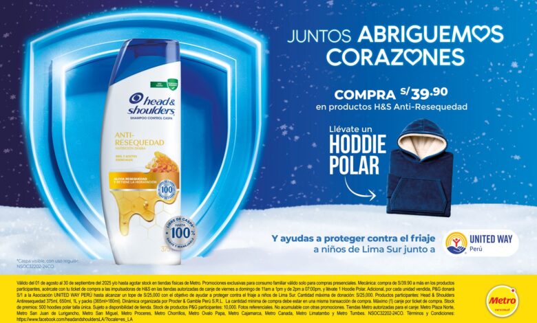Protege tu cabello mientras donas kits de abrigo a niños de Lima Sur por las bajas temperaturas