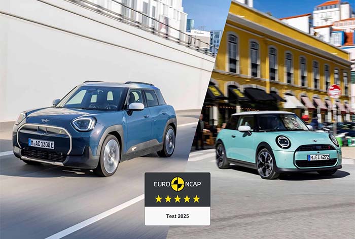 MINI Perú refuerza su compromiso con la seguridad: MINI Cooper y MINI Aceman obtienen cinco estrellas Euro NCAP