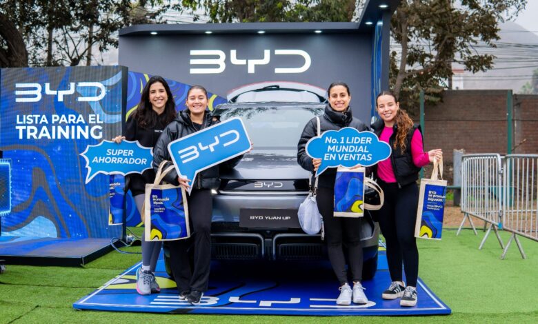 BYD impulsa el deporte y la vida saludable en el Lima Training Fest by Les Mills 2025