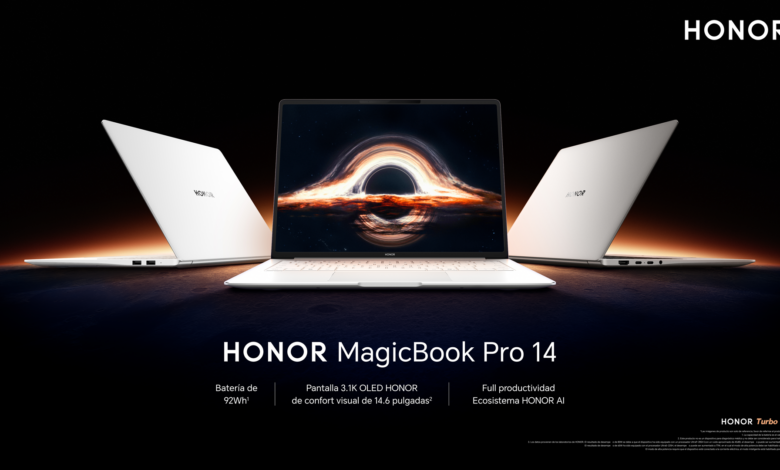 La HONOR MagicBook Pro 14 llegó a Perú con amplia batería de 92Wh