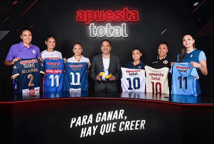 Apuesta Total patrocinará a 6 equipos de La Liga Peruana de Vóley y reafirma su compromiso con el deporte nacional
