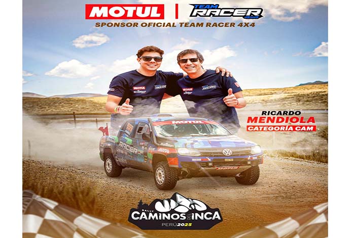 Team Motul listo para conquistar el Rally Caminos del Inca 2025