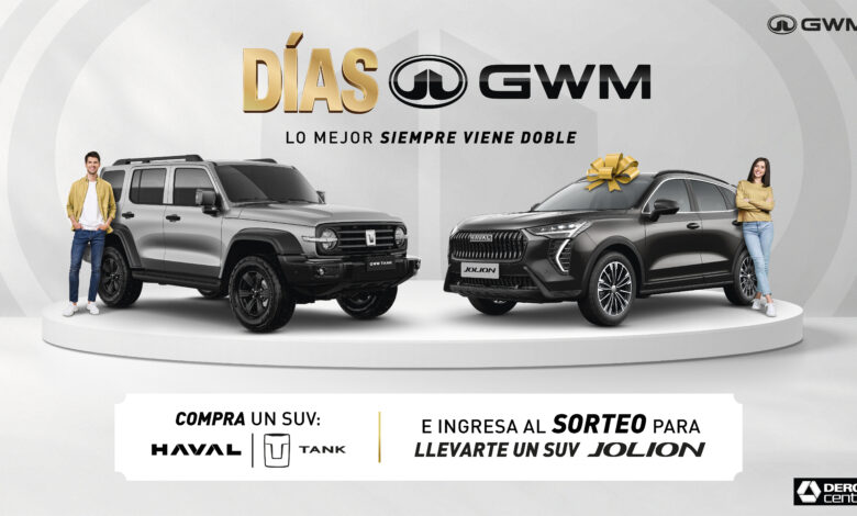 ¿en busca de una nueva suv? llegan los “días gwm” con grandes beneficios y el sorteo de una nueva suv haval jolion