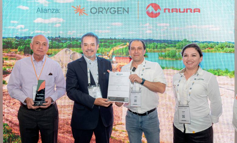 Orygen entrega certificados de energía renovable a minera Las Bambas, Minera Raura y Molycop