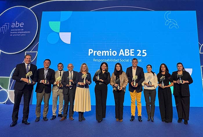Viru S.A. es reconocida con tres Premios ABE por sus buenas prácticas laborales y de RSE