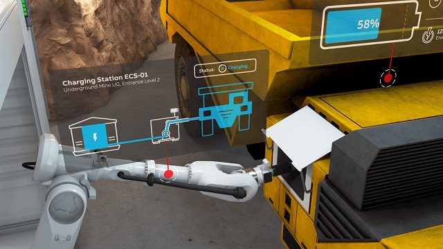 ABB presenta una visión renovada de la mina totalmente eléctrica