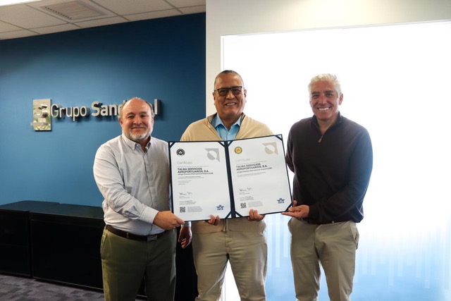 Talma Servicios Aeroportuarios renueva certificaciones internacionales que reafirman su excelencia en manipulación de carga y transporte de baterías de litio