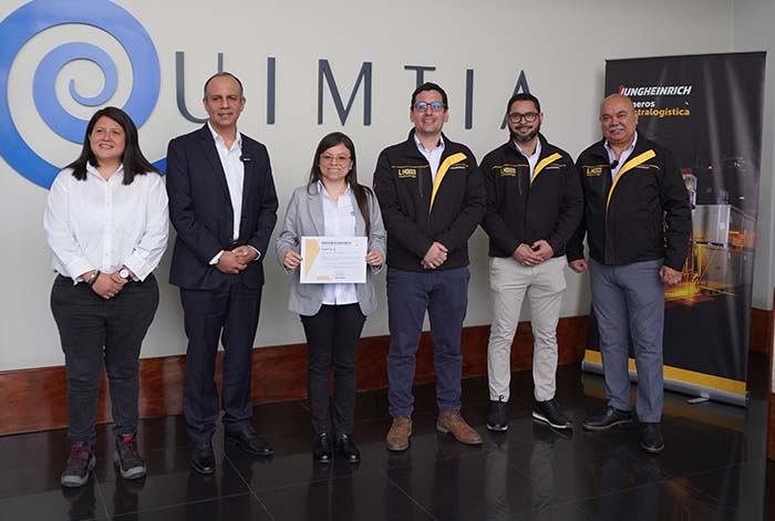 Jungheinrich Perú reconoce a Quimtia Perú por su aporte a la sostenibilidad