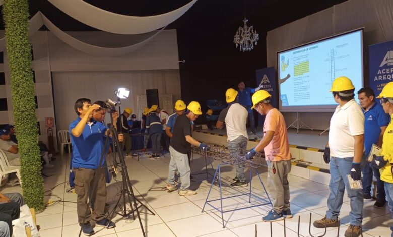 Aceros Arequipa capacitará a maestros de obra, en Lima, sobre el correcto uso del acero