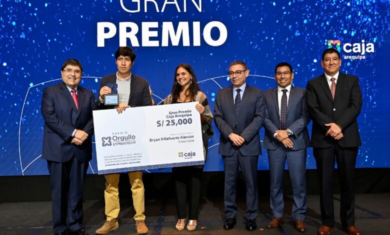 Caja Arequipa premia a ganadores del concurso nacional Orgullo Emprendedor – Segunda edición 2025