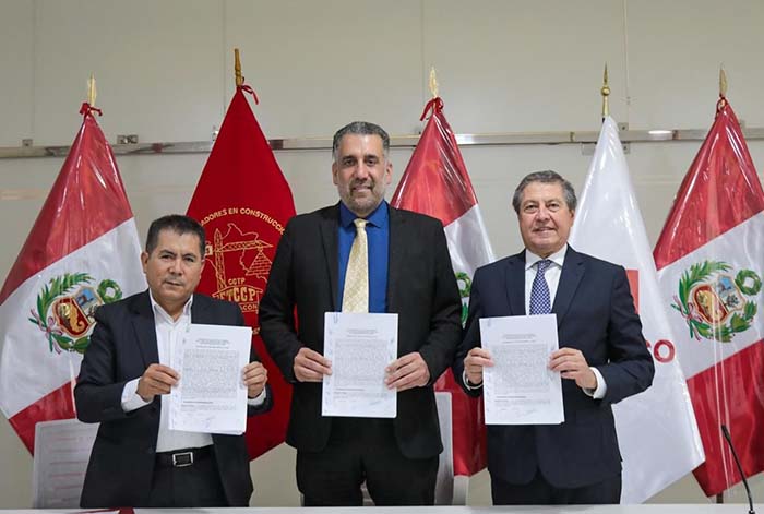 CAPECO y FTCCP suscriben la Convención Colectiva 2026 del Sector Construcción en beneficio de miles de trabajadores